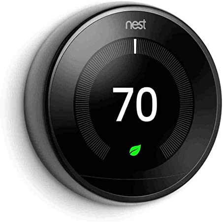 NEST LEARNING THERMOSTAT 3RD GENERATION BLACK